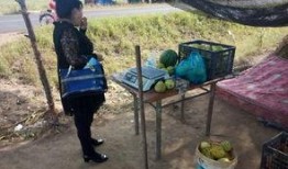 让老乡吃瓜,共享欢乐时光