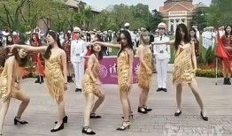吃瓜女生舞蹈,动感十足，魅力四溢